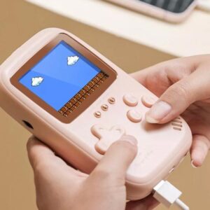 CONSOLE DE GAMES + CARREGADOR PORTATIL